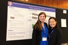 Danielle Rothschild and Amabel Jeon at the 2017 Annual Meeting of the Psychonomic Society in Vancouver, BC, Canada