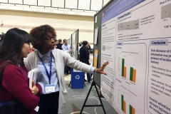Jenne Johnson presenting her research at the 2016 Annual Meeting of the Psychonomic Society in Boston, MA.