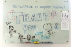 Lovely end-of-semester notes from the MCS lab members, Spring 2018