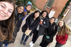 End-of-semester brunch, Fall 2018